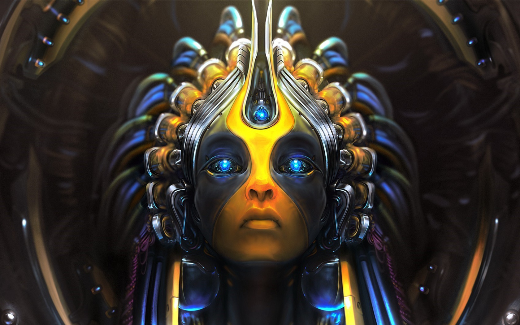 Голубые глаза богини