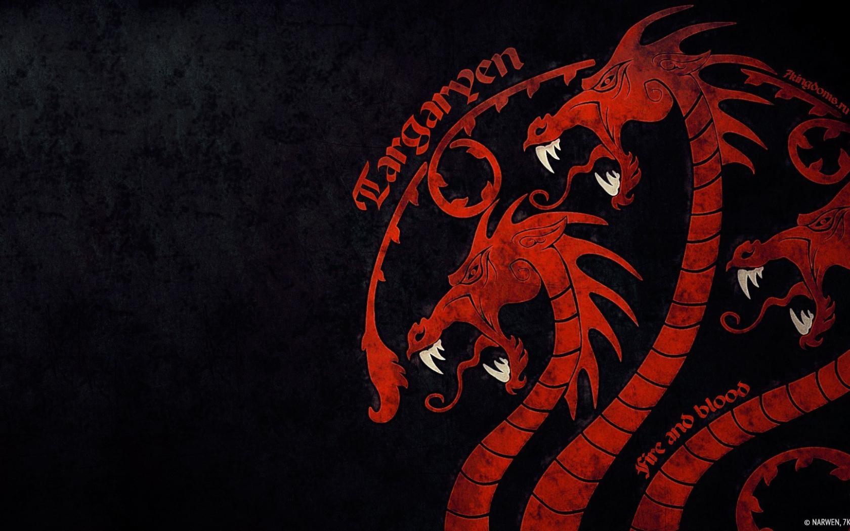 Китайский дракон на черном фоне