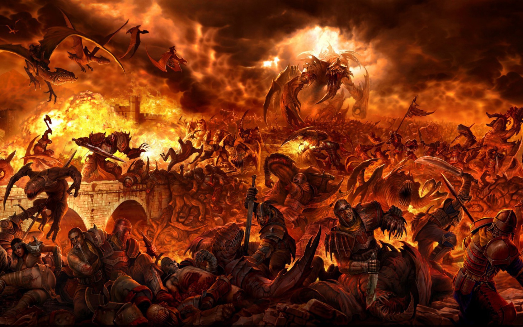 Огненная битва фентези