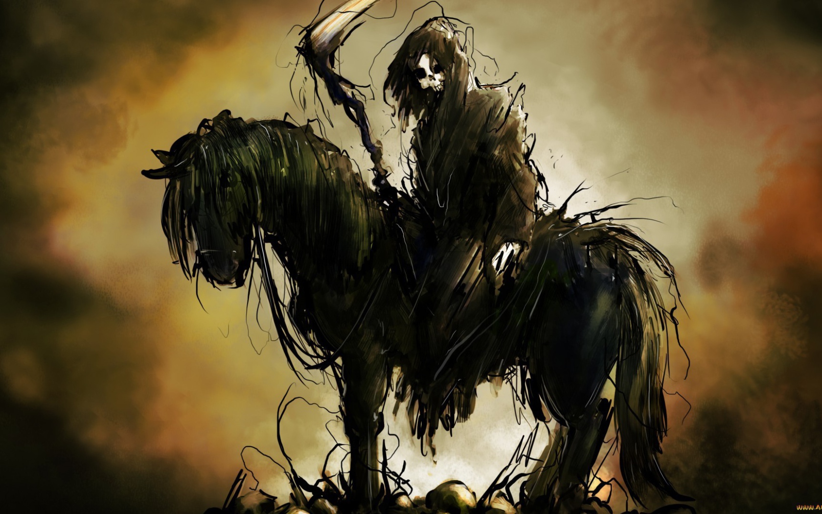 Неотвратимый всадник на коне