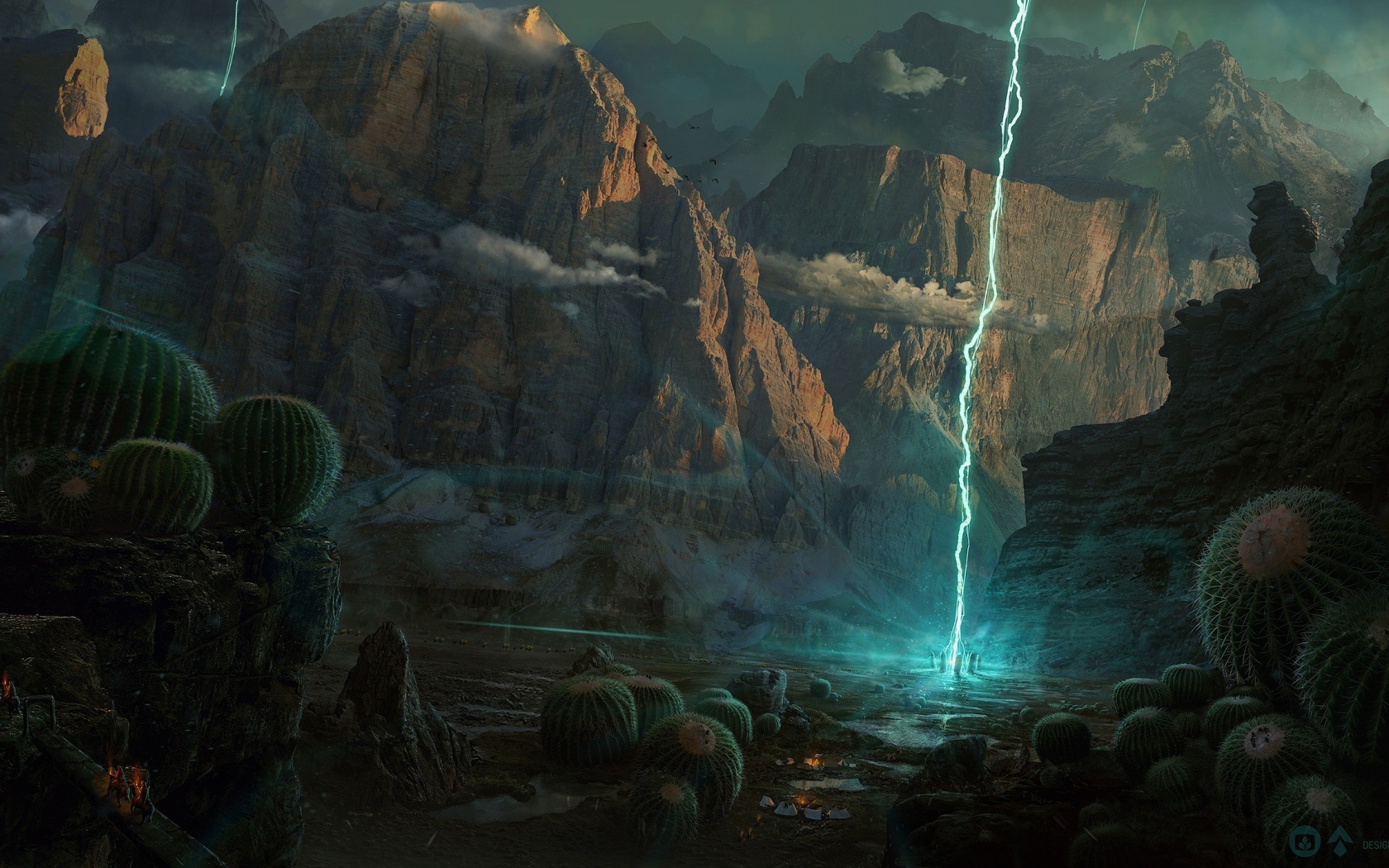 Планета молний и кактусов