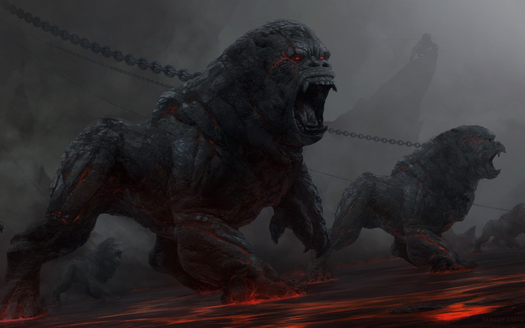 Каменные монстры на привязи