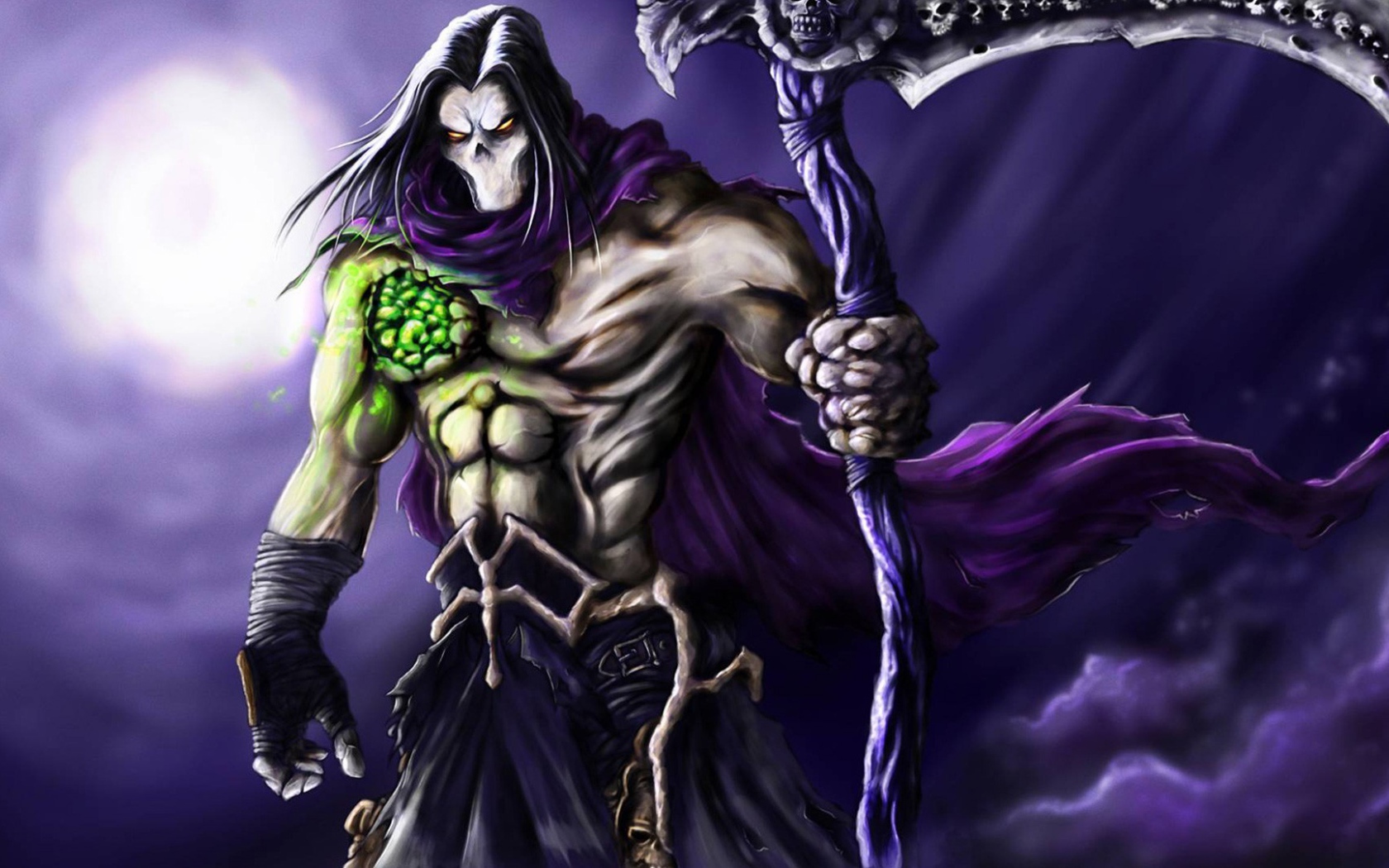 Кислотный герой с косой