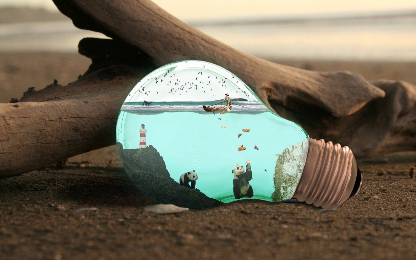 Целый мир в старой лампочке