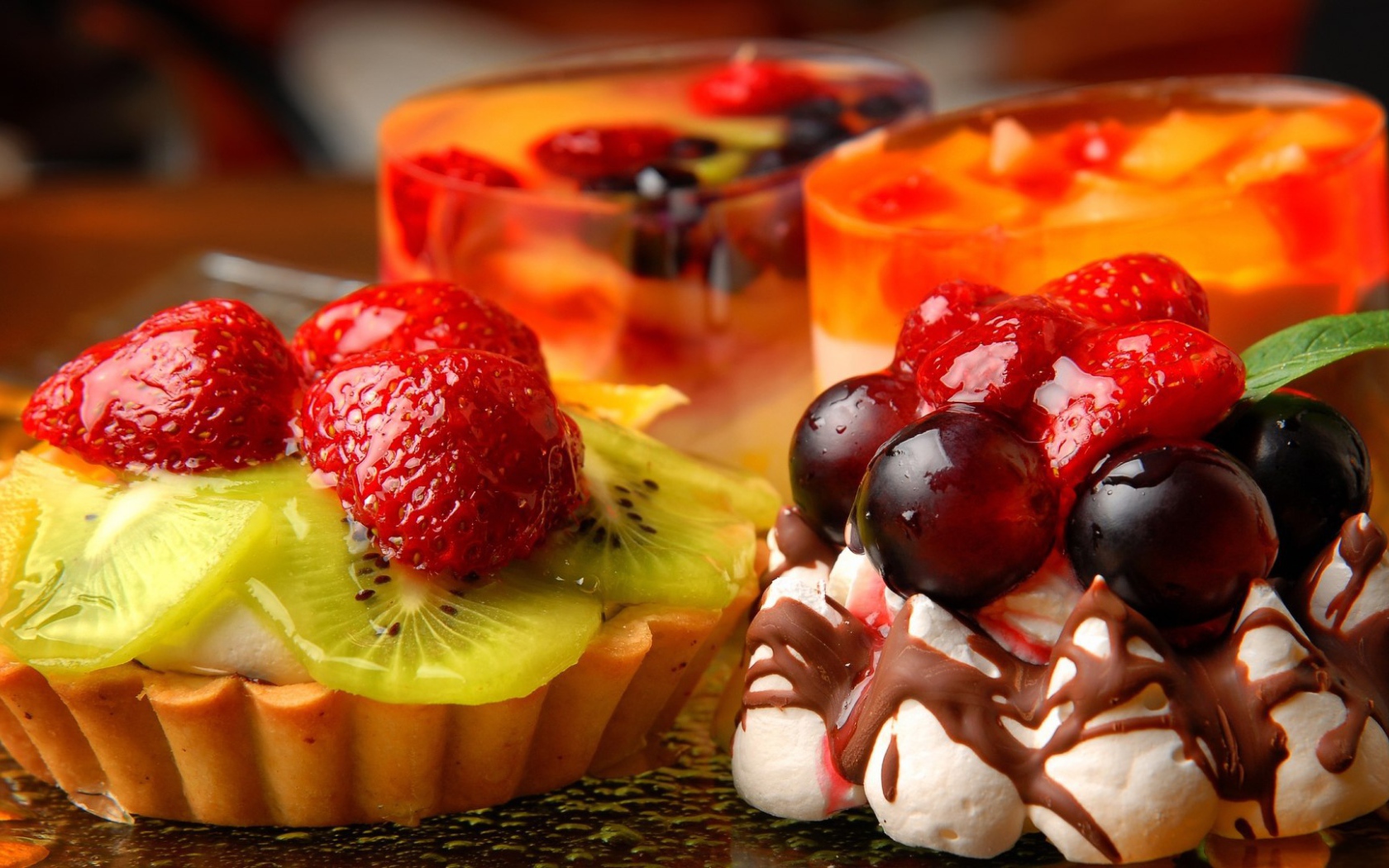 Тарталетки со сладкой начинкой