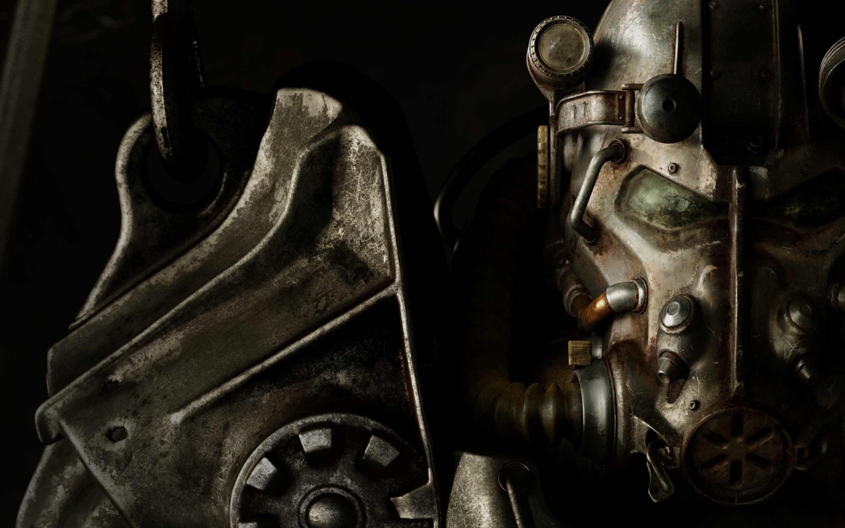 Мощная броня персонажа игры Fallout 4