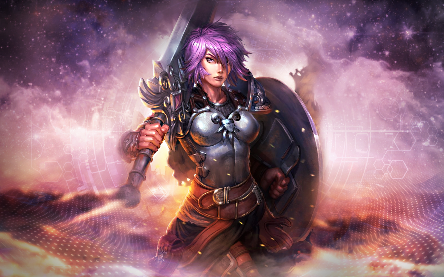 Беллона с мечом в игре Smite