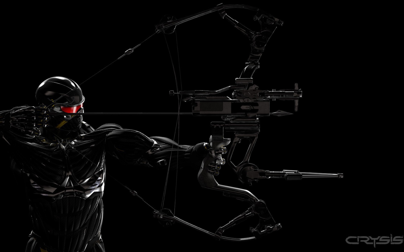 Черный лучник в игре Crysis 3