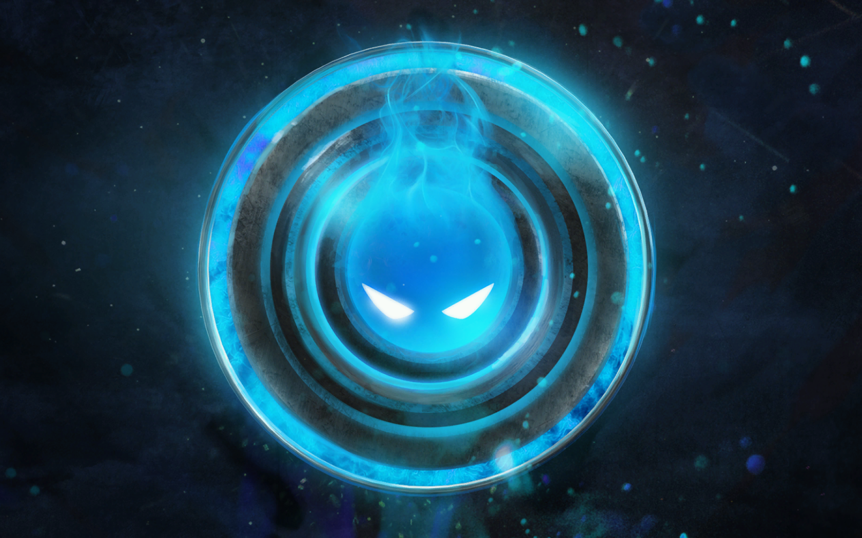 Голубое лицо на экране загрузки игры Dota 2