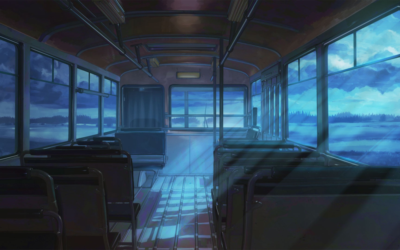 Автобус номер 40 в игре Бесконечное лето