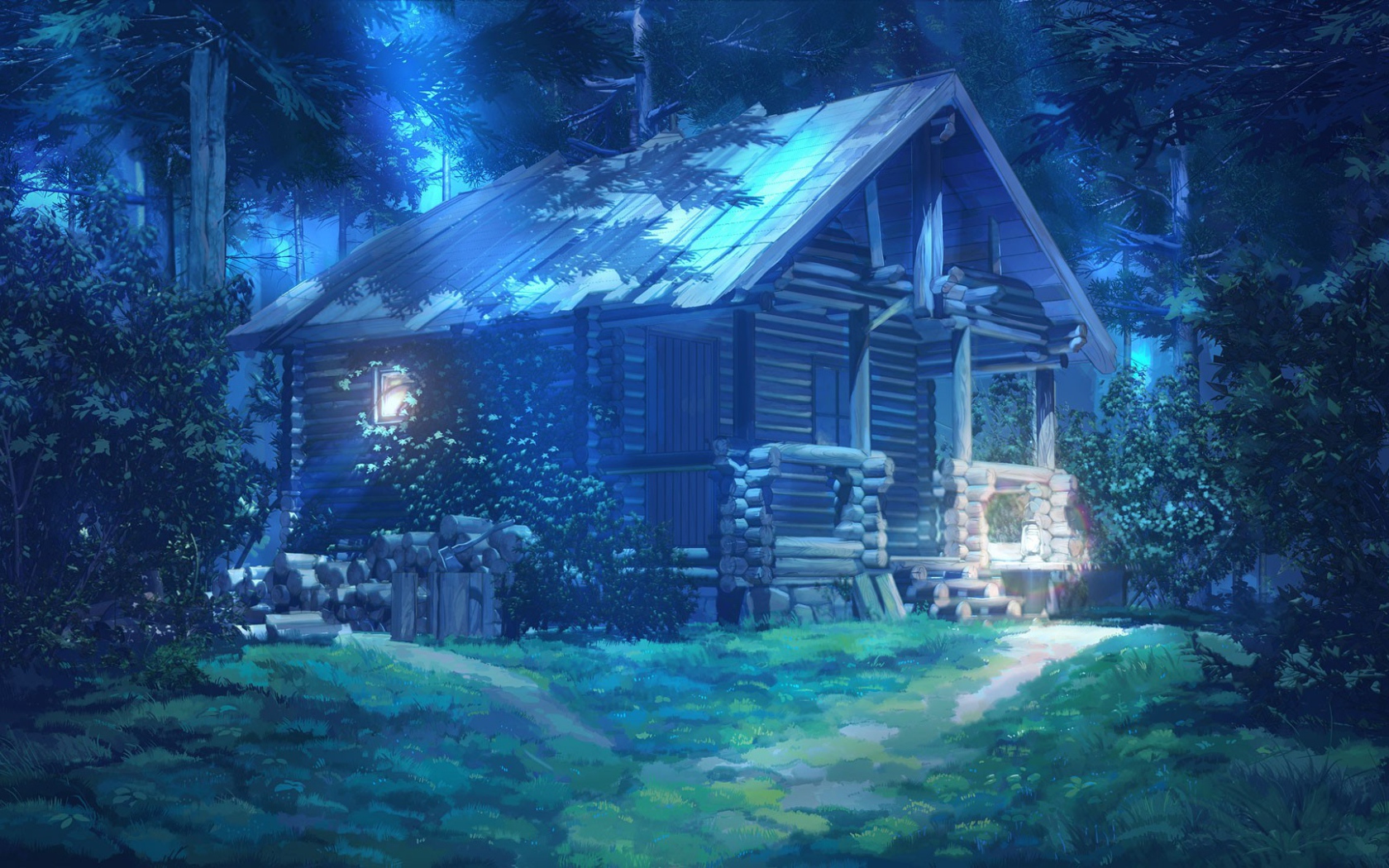 Изба в игре Бесконечное лето