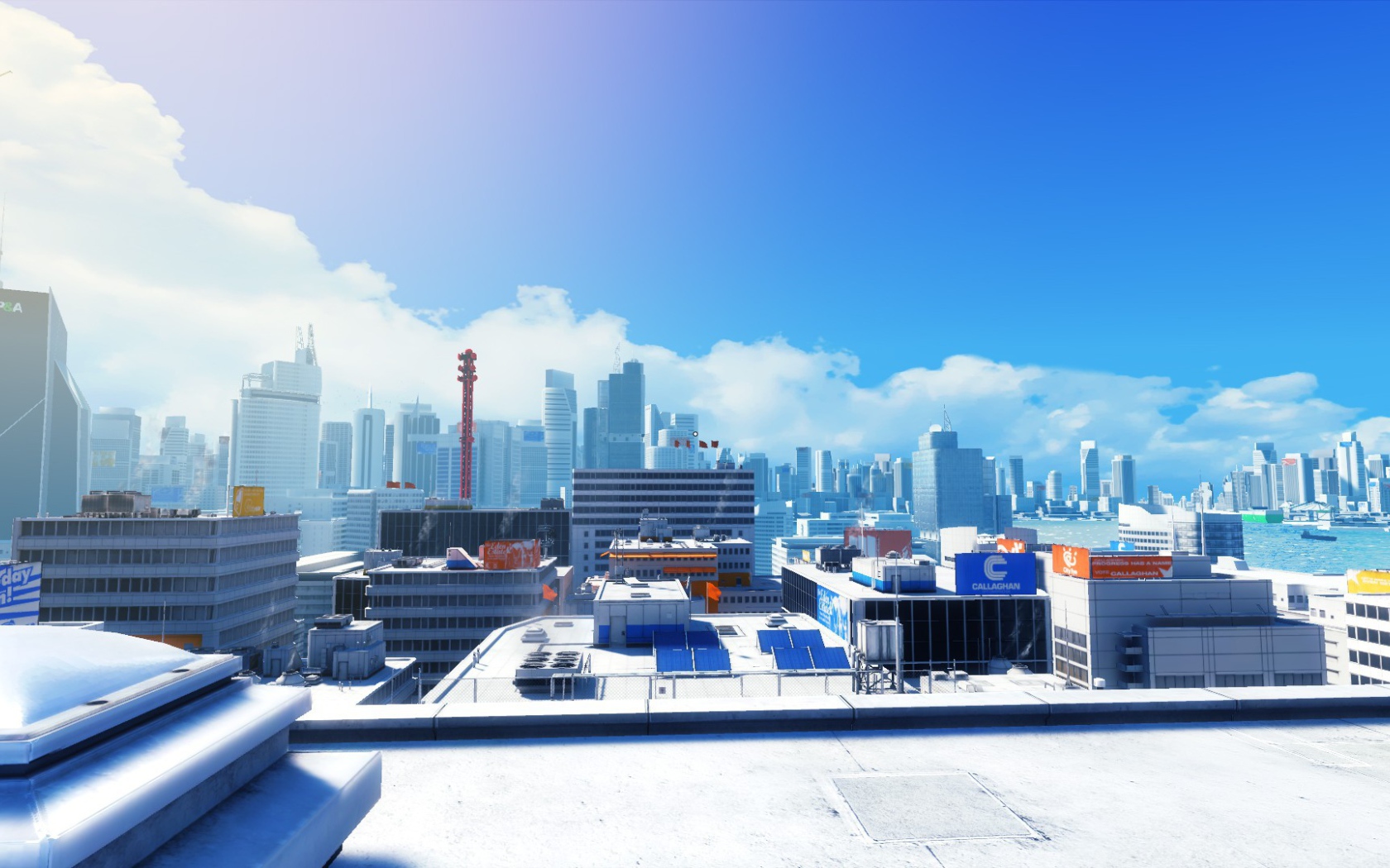 Город в игре Mirror's Edge
