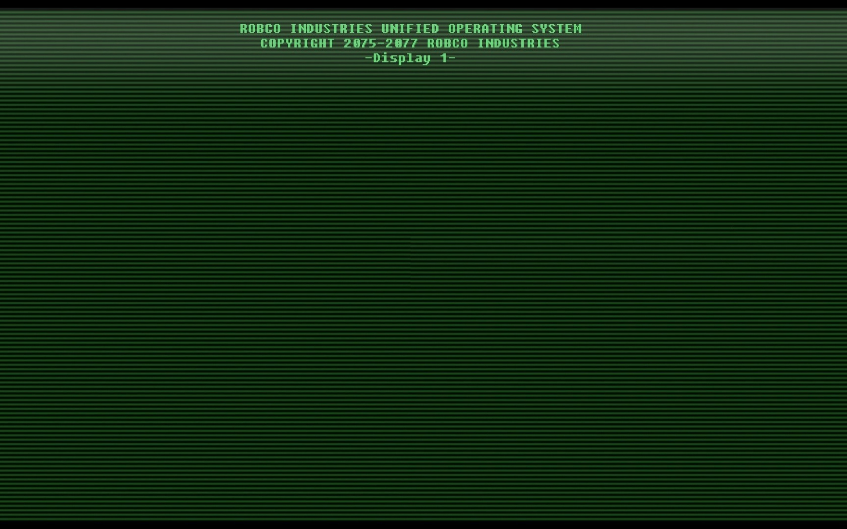 Дисплей компьютера в игре