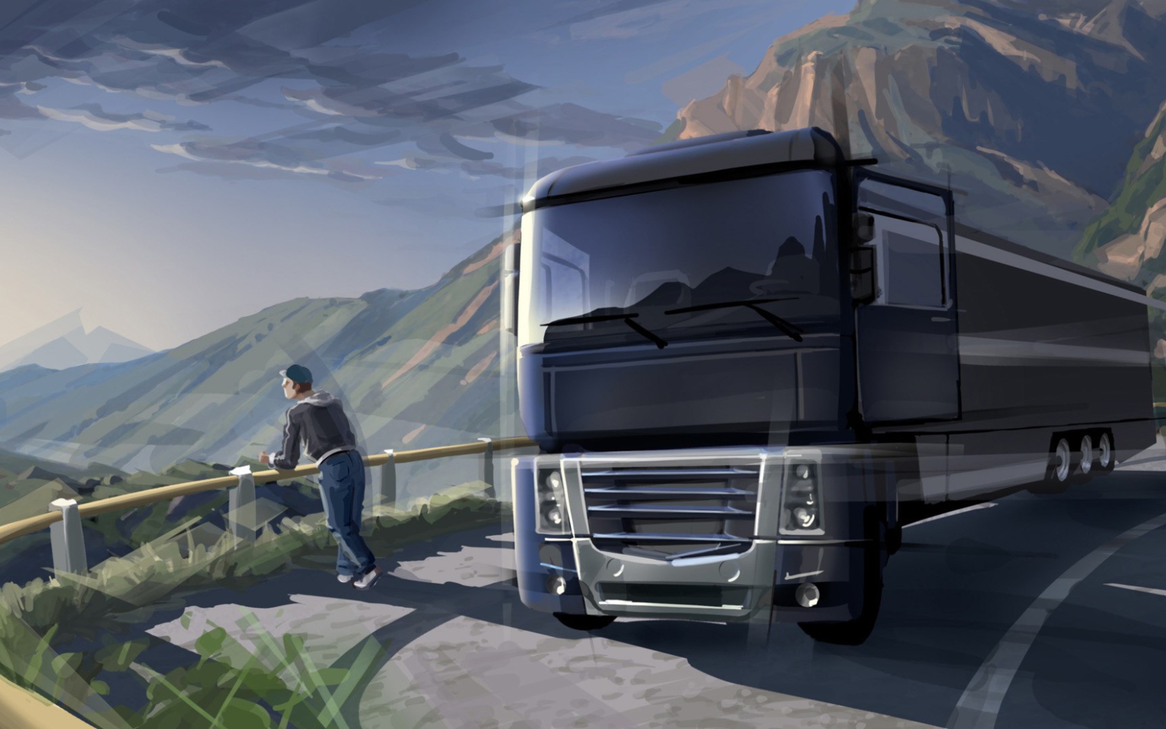 Игра Euro Truck Simulator 2