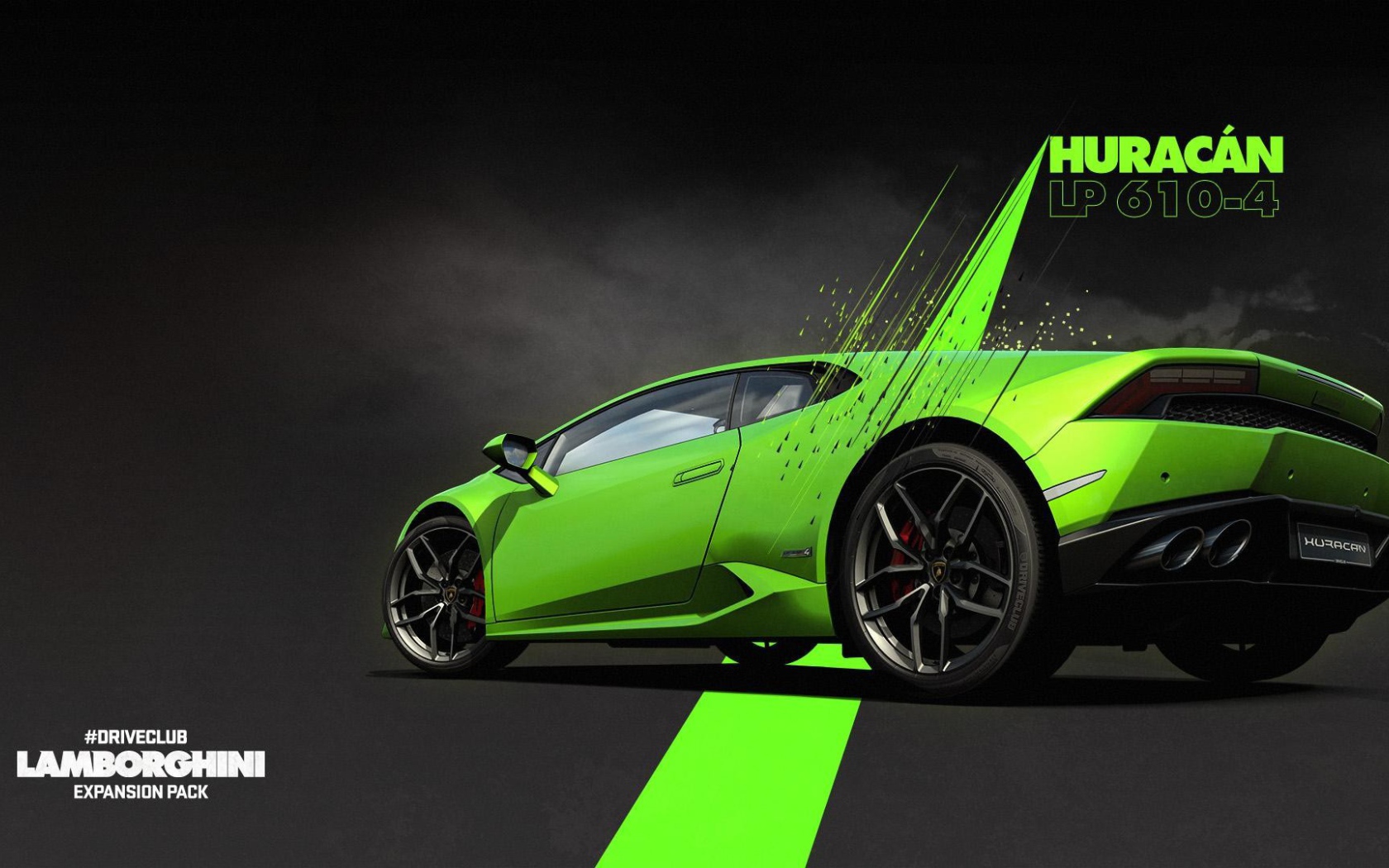 Нежно зеленый Ламборгини в игре Driveclub