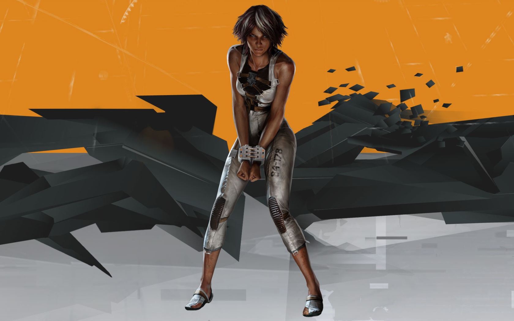 Девушка в наручниках, игра Remember Me