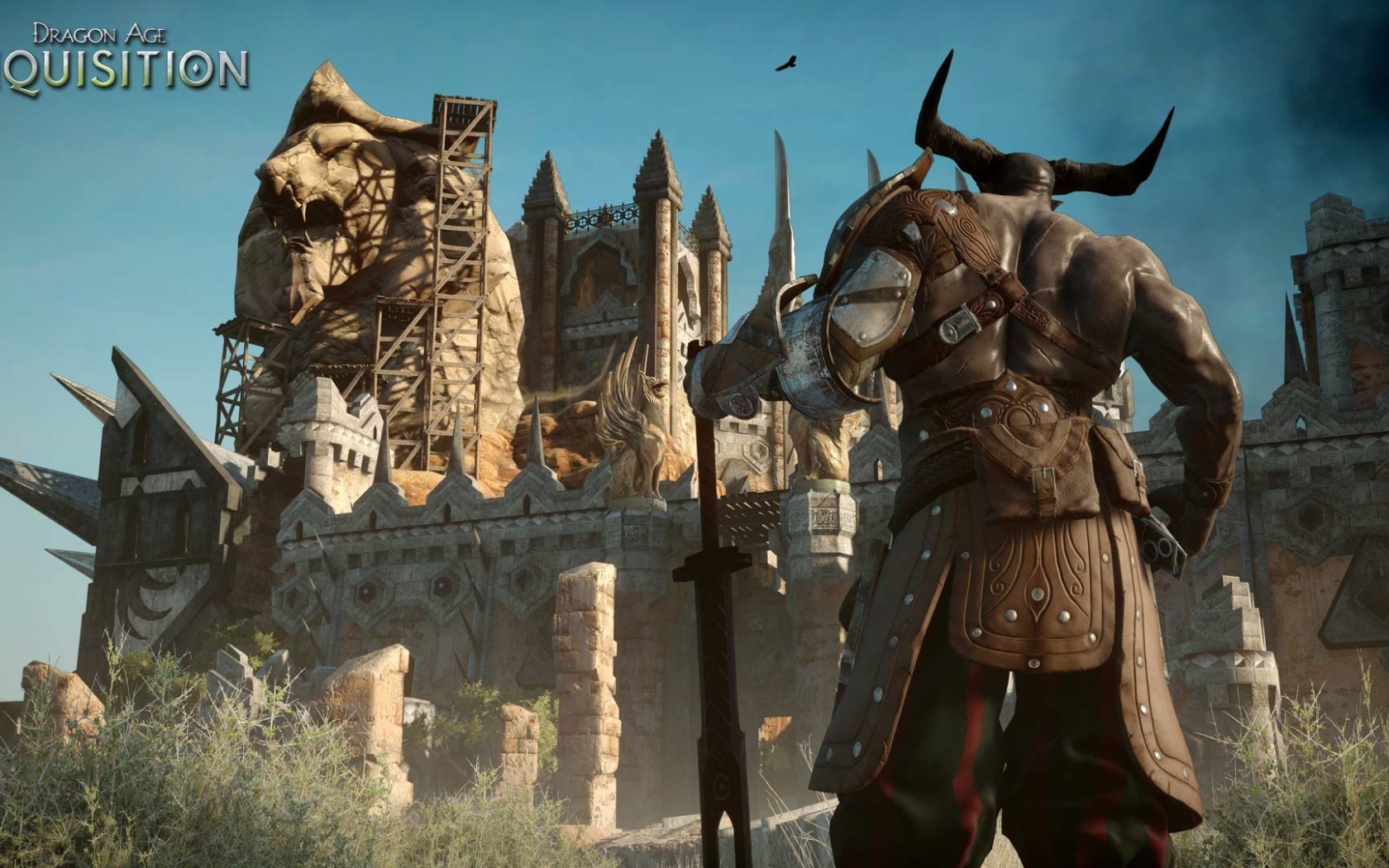 Рогатый персонаж игры Dragon Age Inquisition