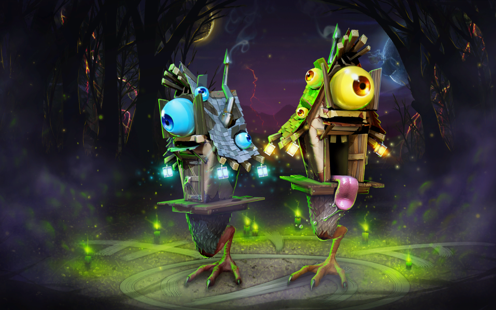 Дома на куриных ножках, игра Dota 2