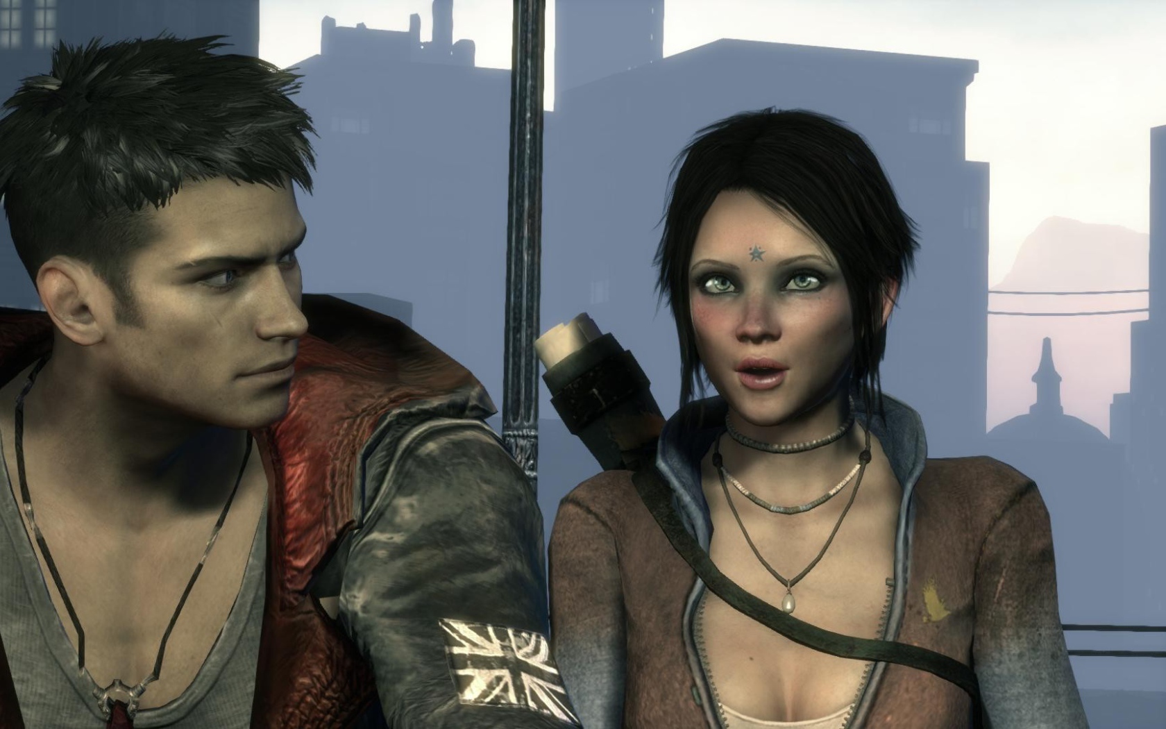 Парень и девушка из игры Devil May Cry