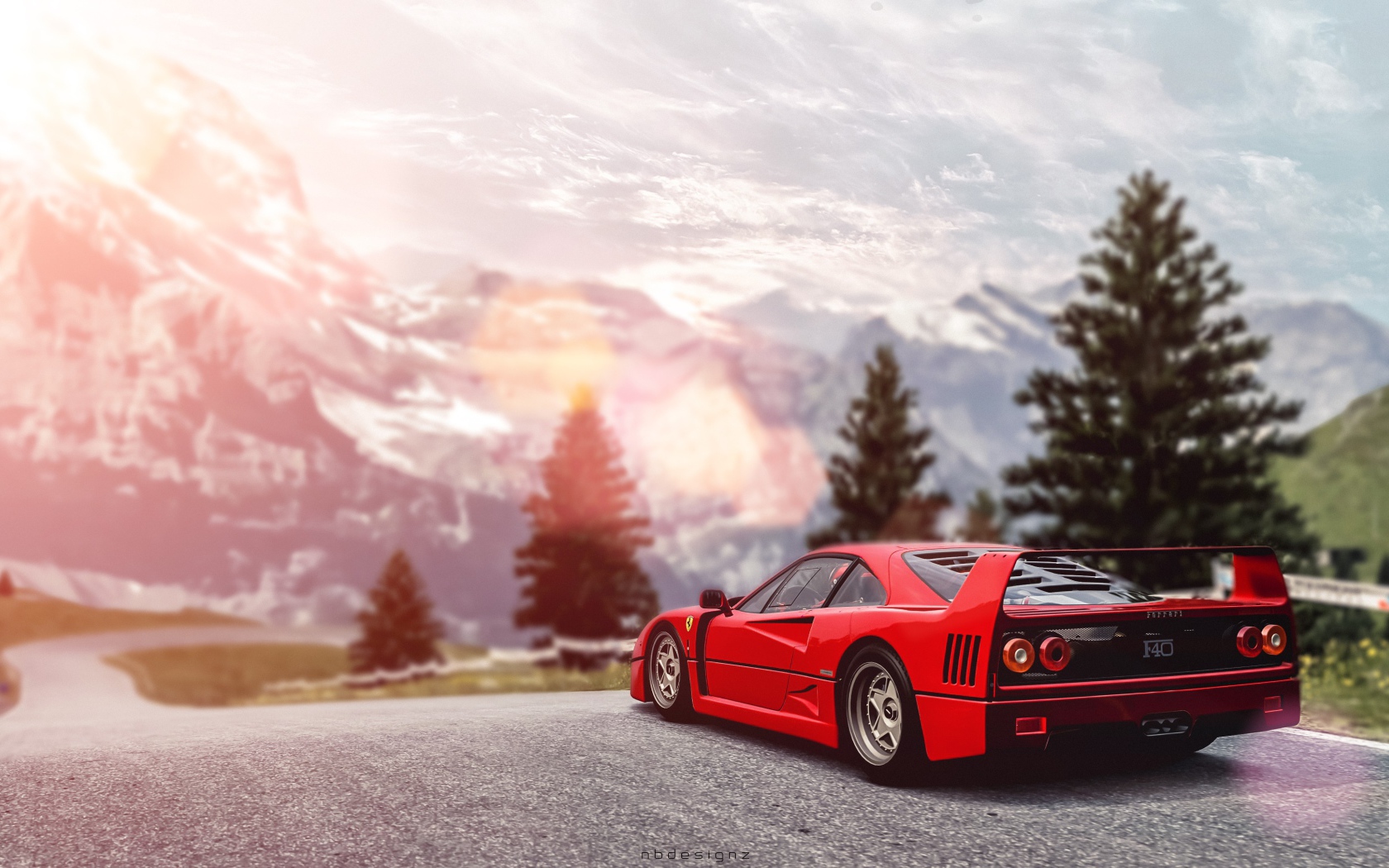 Горный пейзаж в игре Gran Turismo 6