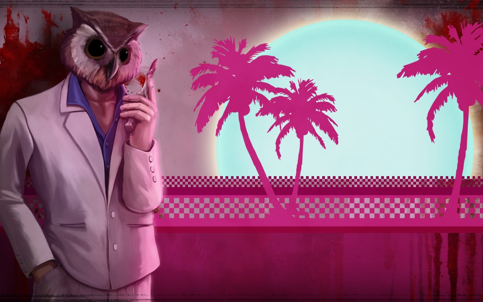 Сова из игры Hotline Miami