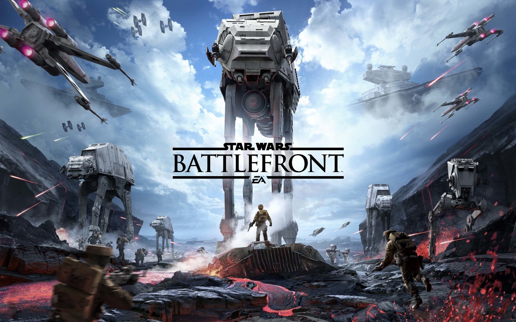 Популярная игра Star Wars Battlefront