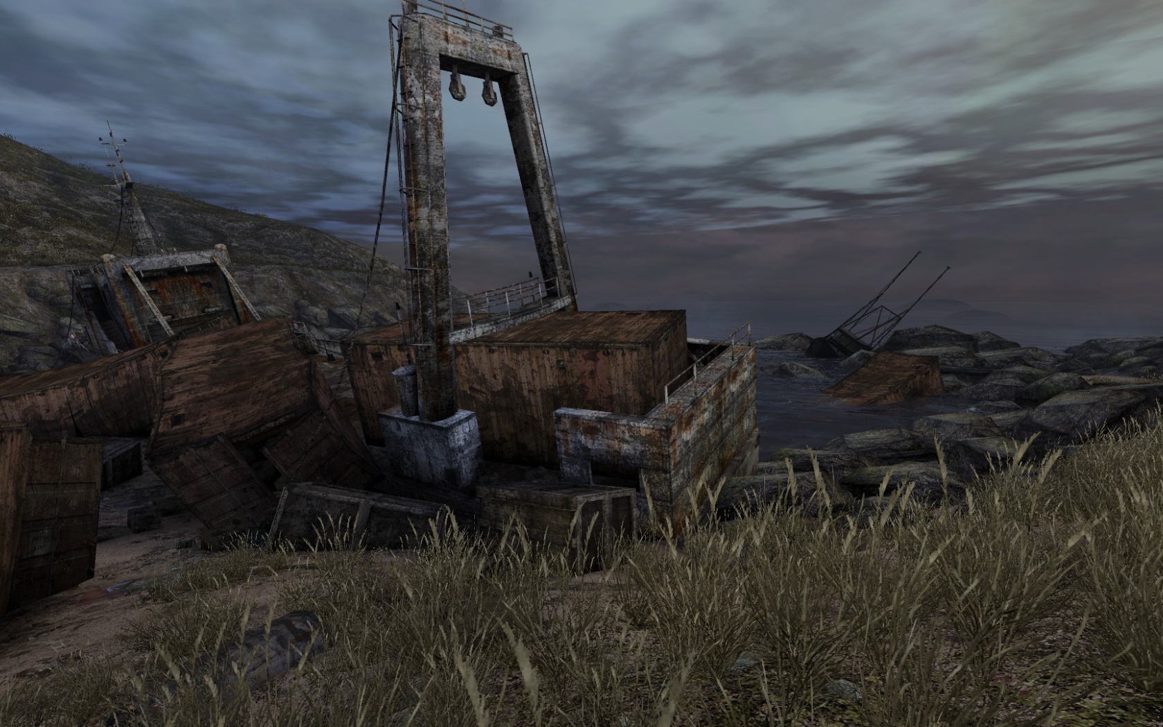 Порт в игре Dear Esther