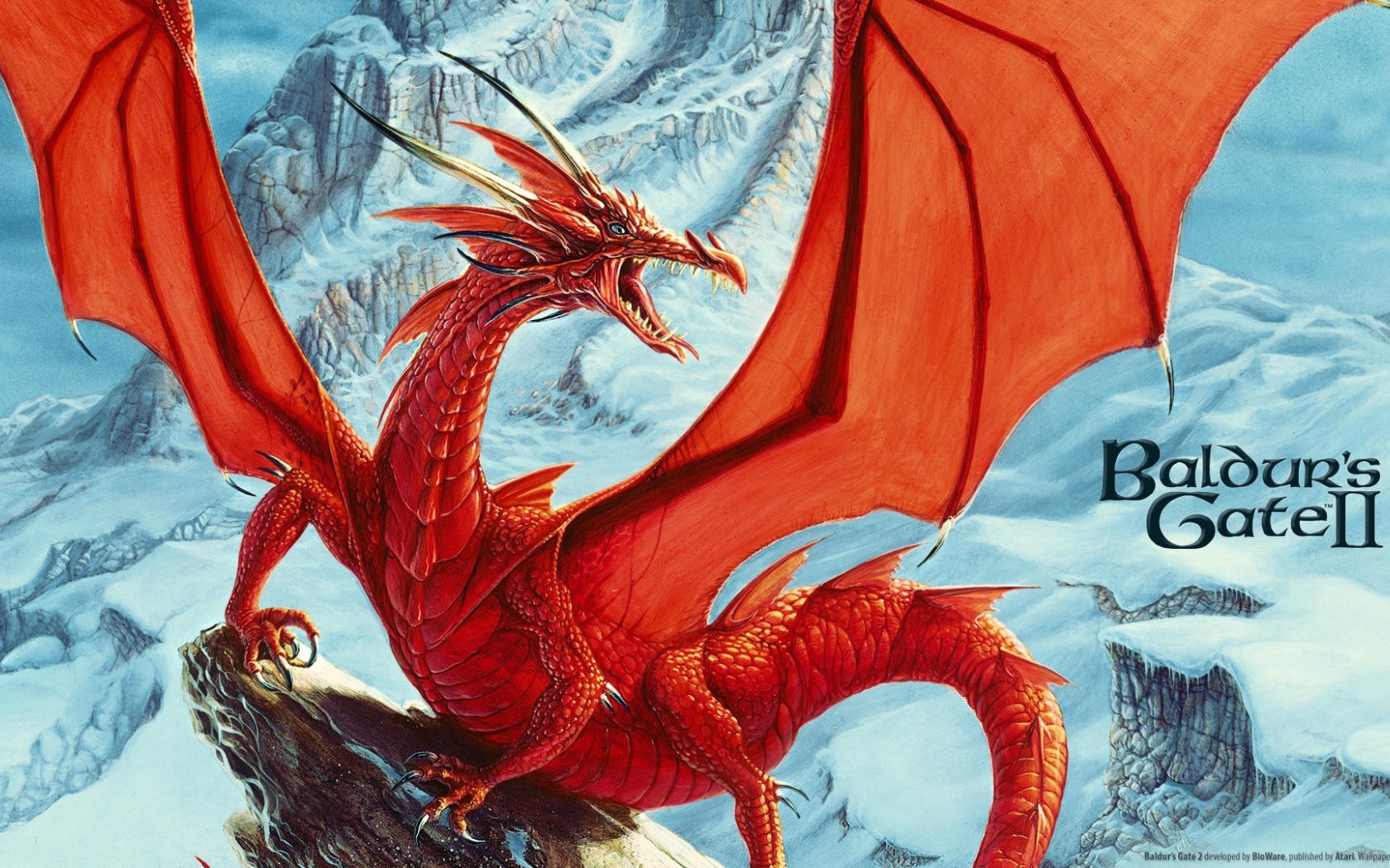 Красный дракон в игре Baldur's Gate