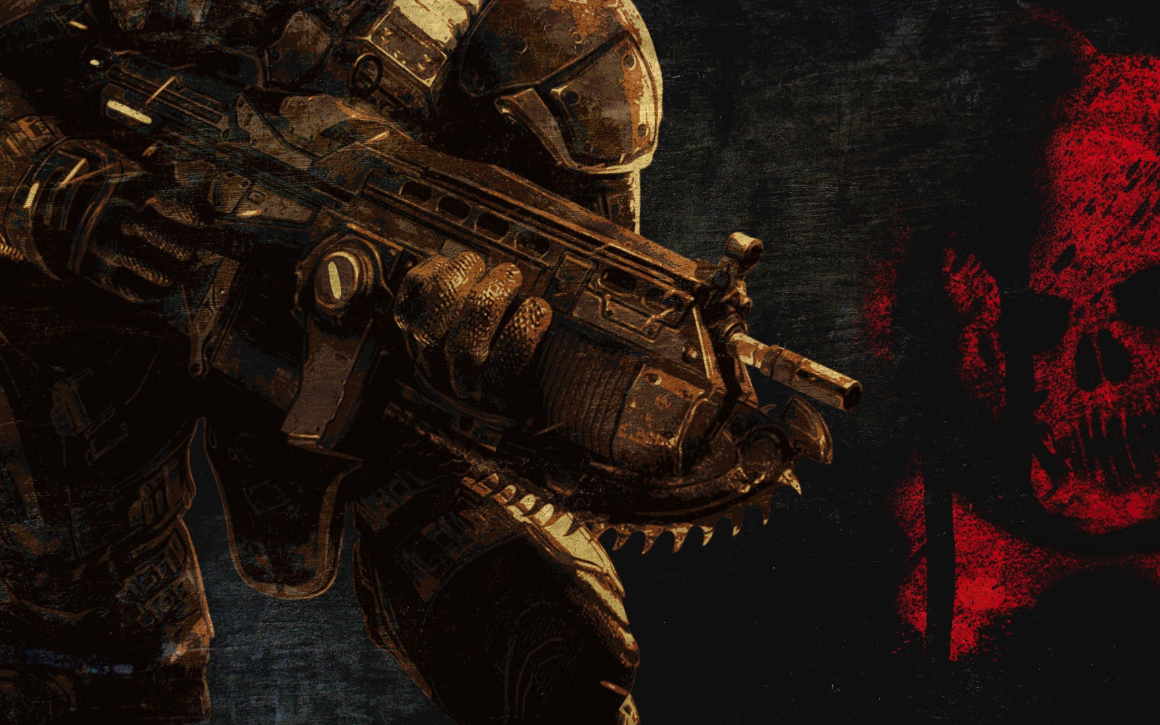 Ржавый робот, игра Gears of War