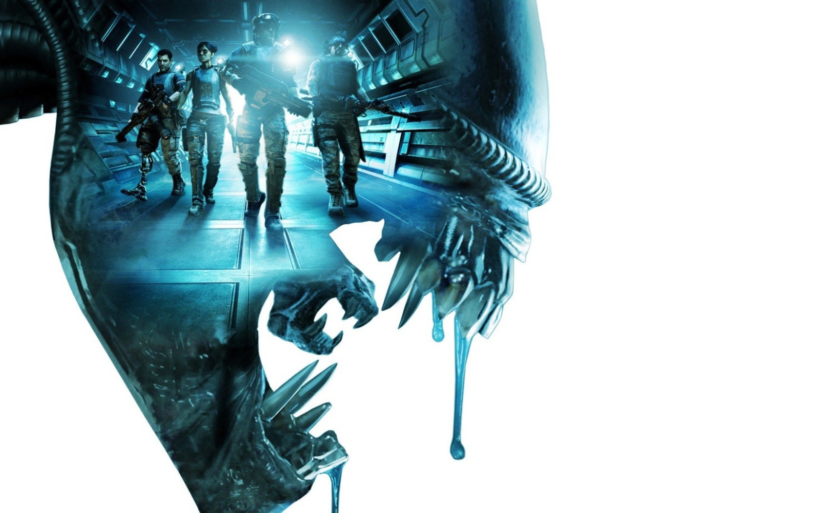 Силуэт игры Alien Isolation