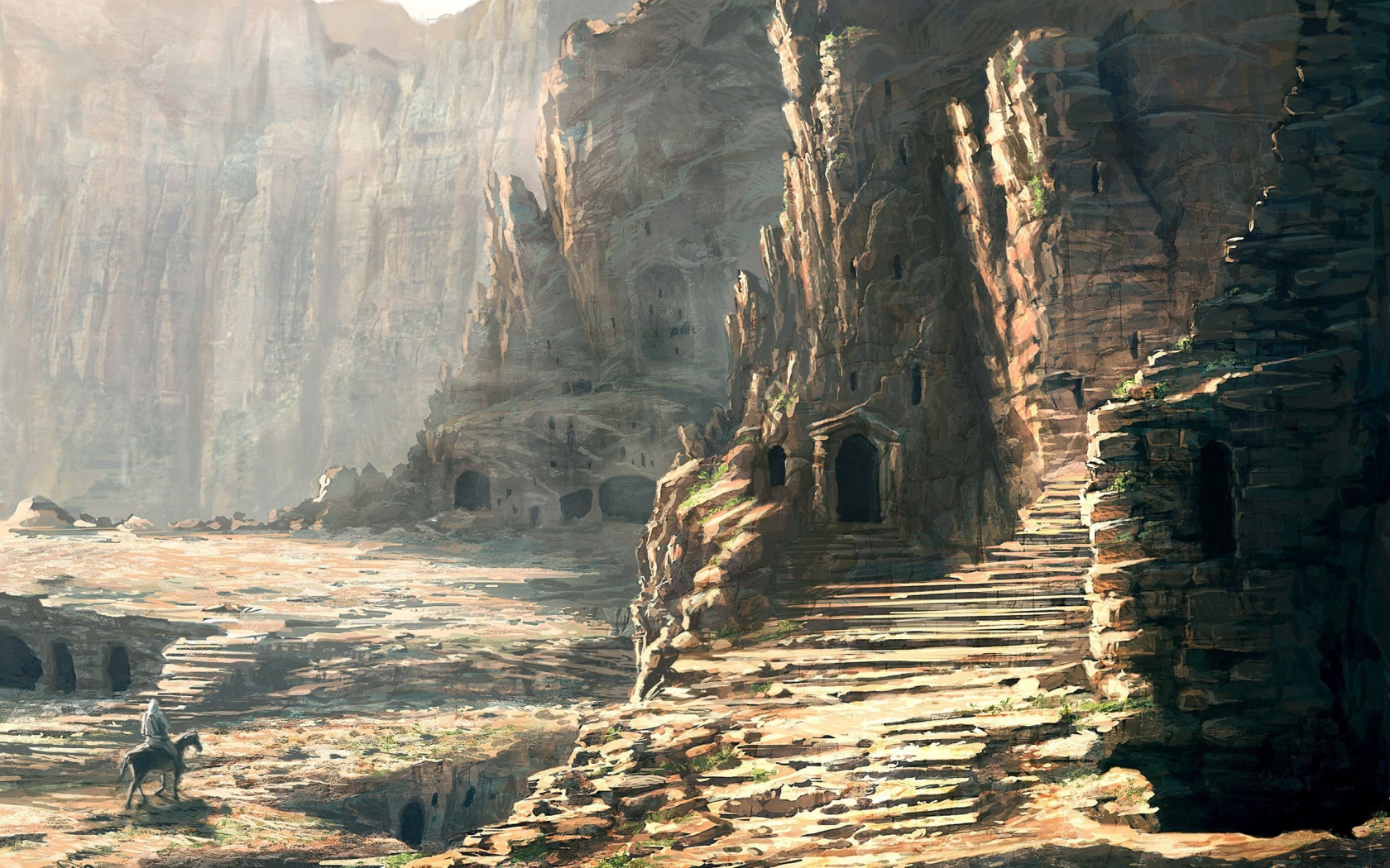 Лестница в горы, игра Assassin's Creed