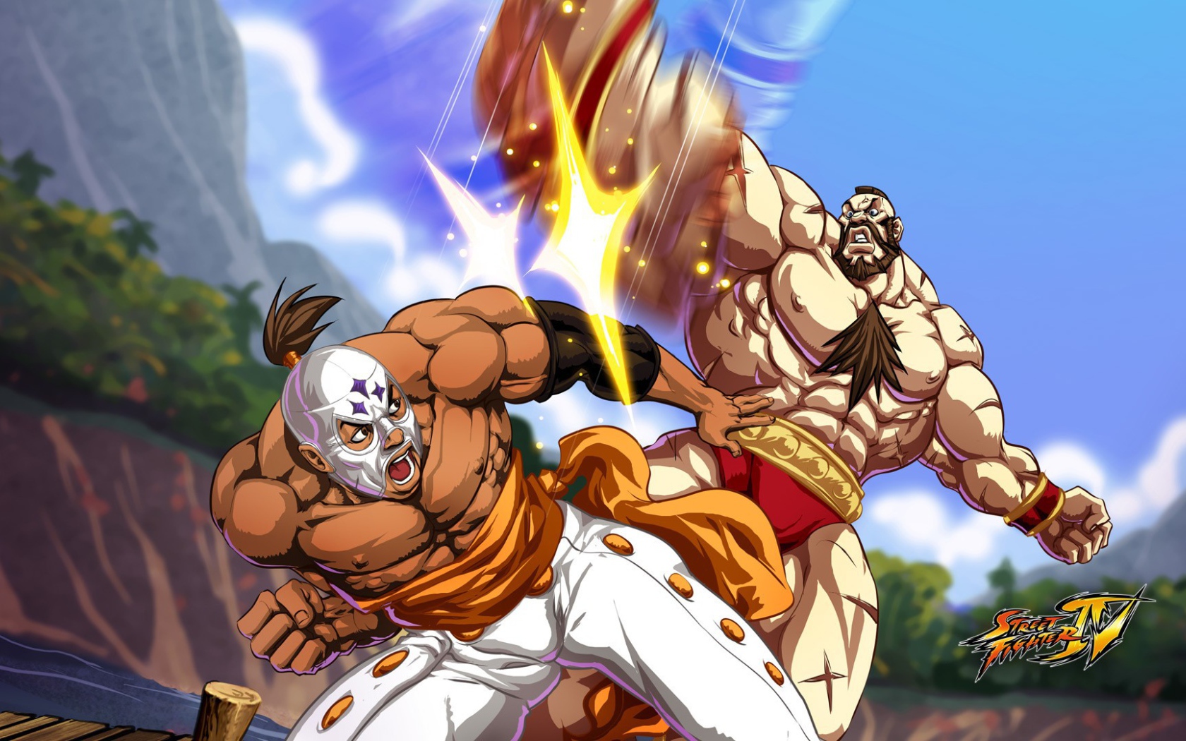 Уличный бой в игре Street Fighter IV