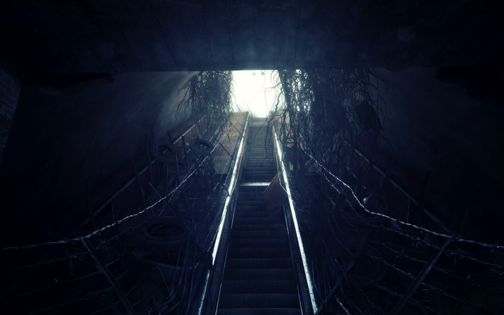 Выход на поверхность в игре Metro 2033