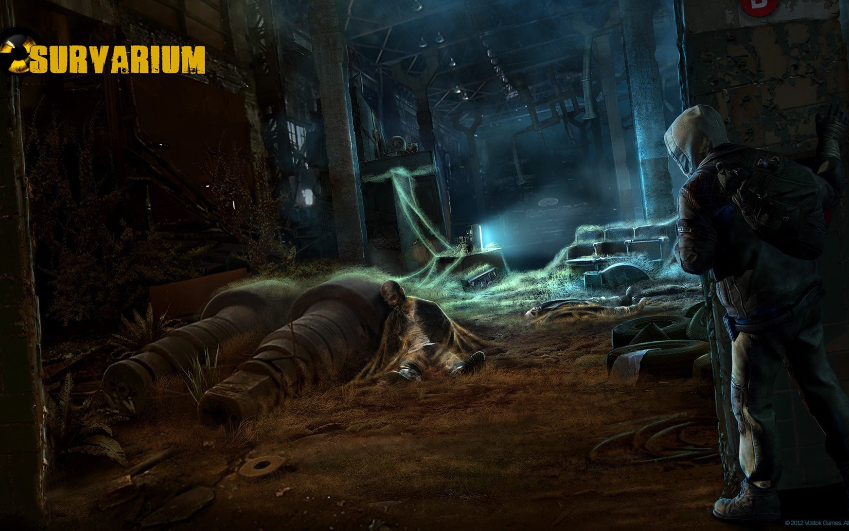 Разрушенный завод в игре Survarium