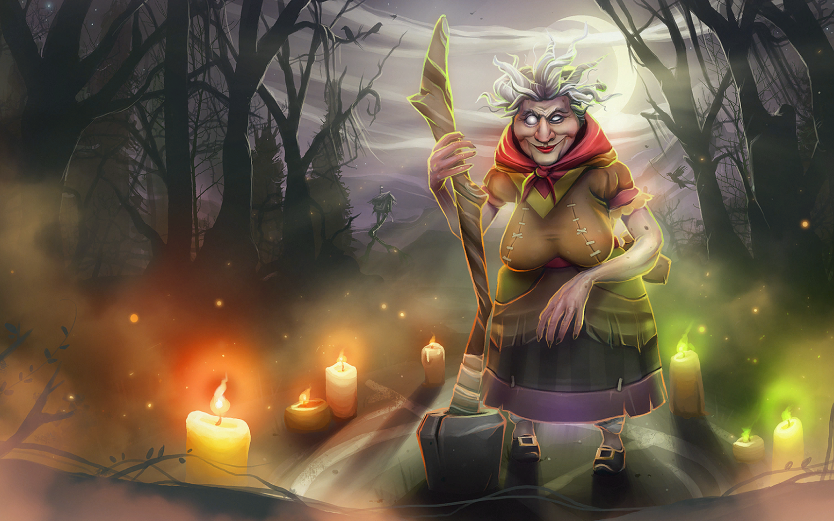Престарелая ведьма в игре Dota 2