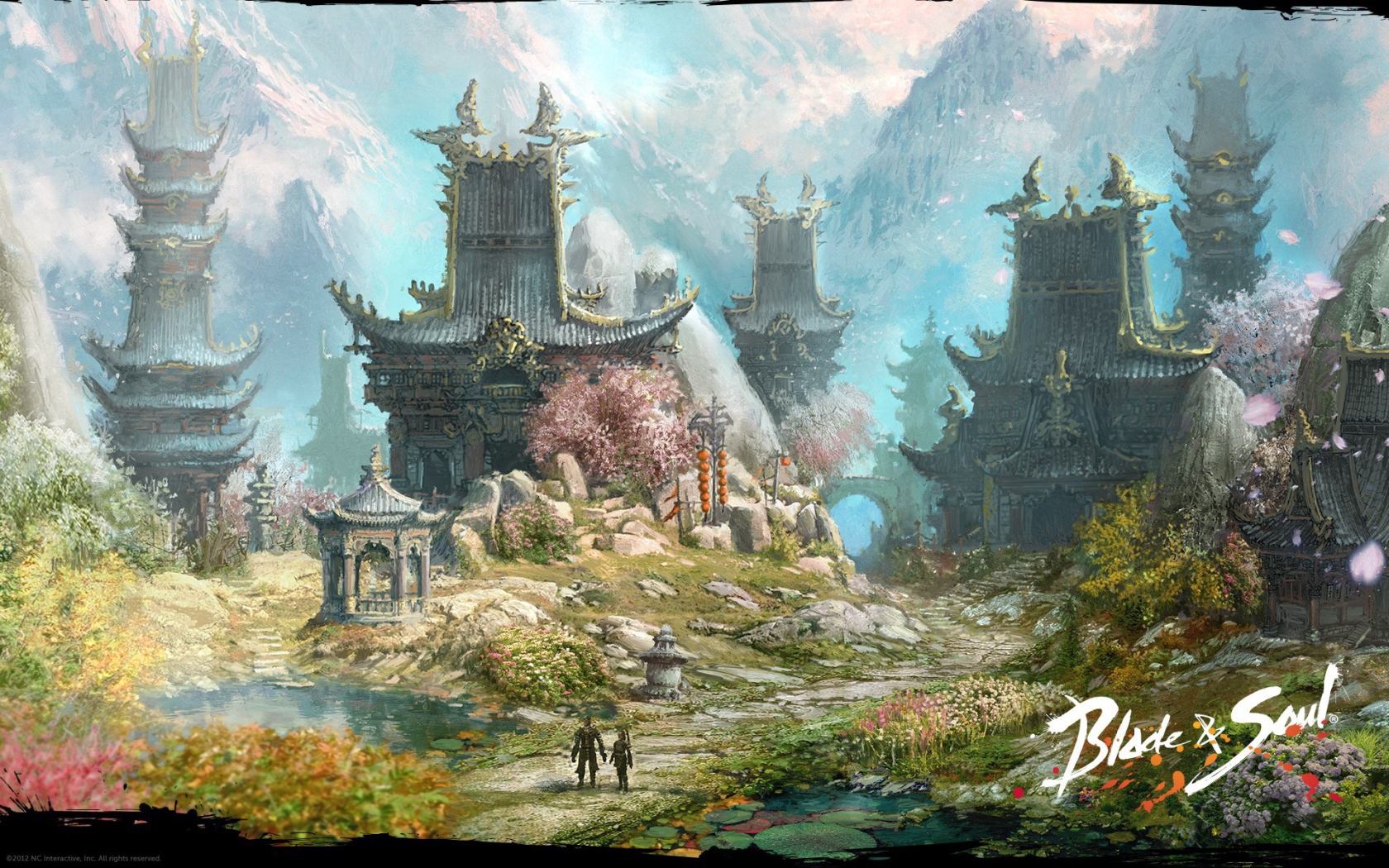 Мир игры Blade and Soul в стиле фэнтези