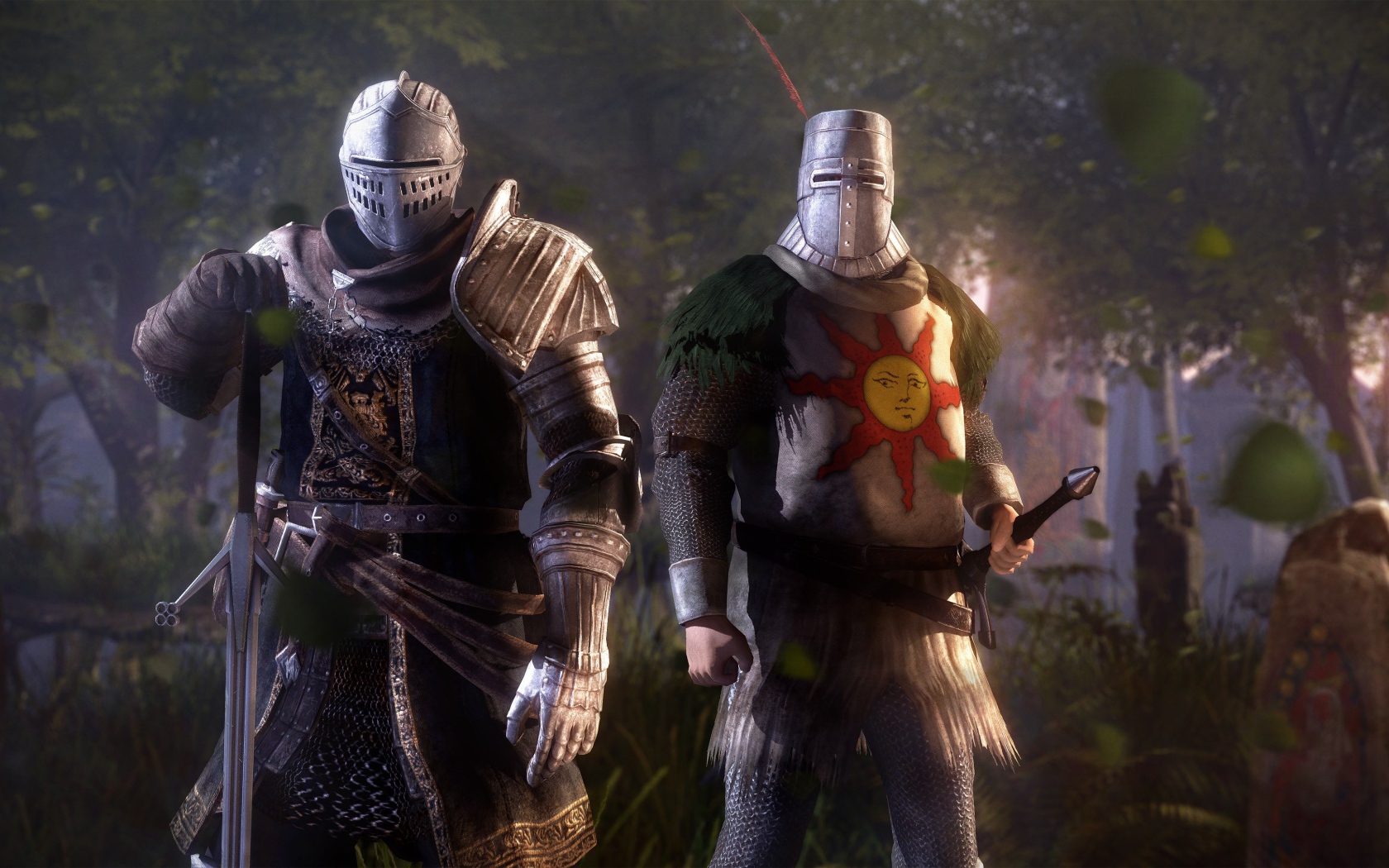 Два рыцаря, игра Dark Souls