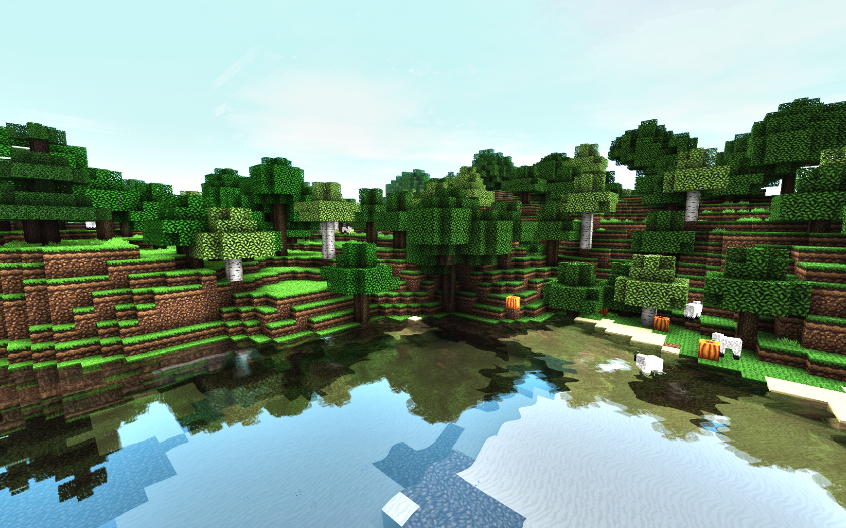 Растительность в игре Minecraft