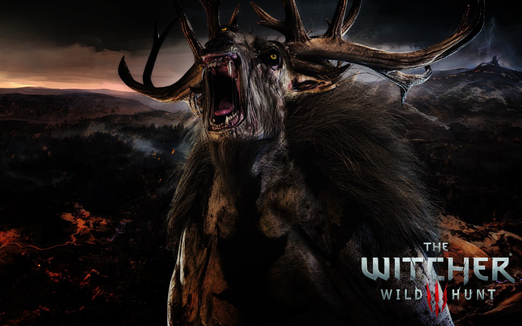 Дикий олень в игре The Witcher 3 Wild Hunt