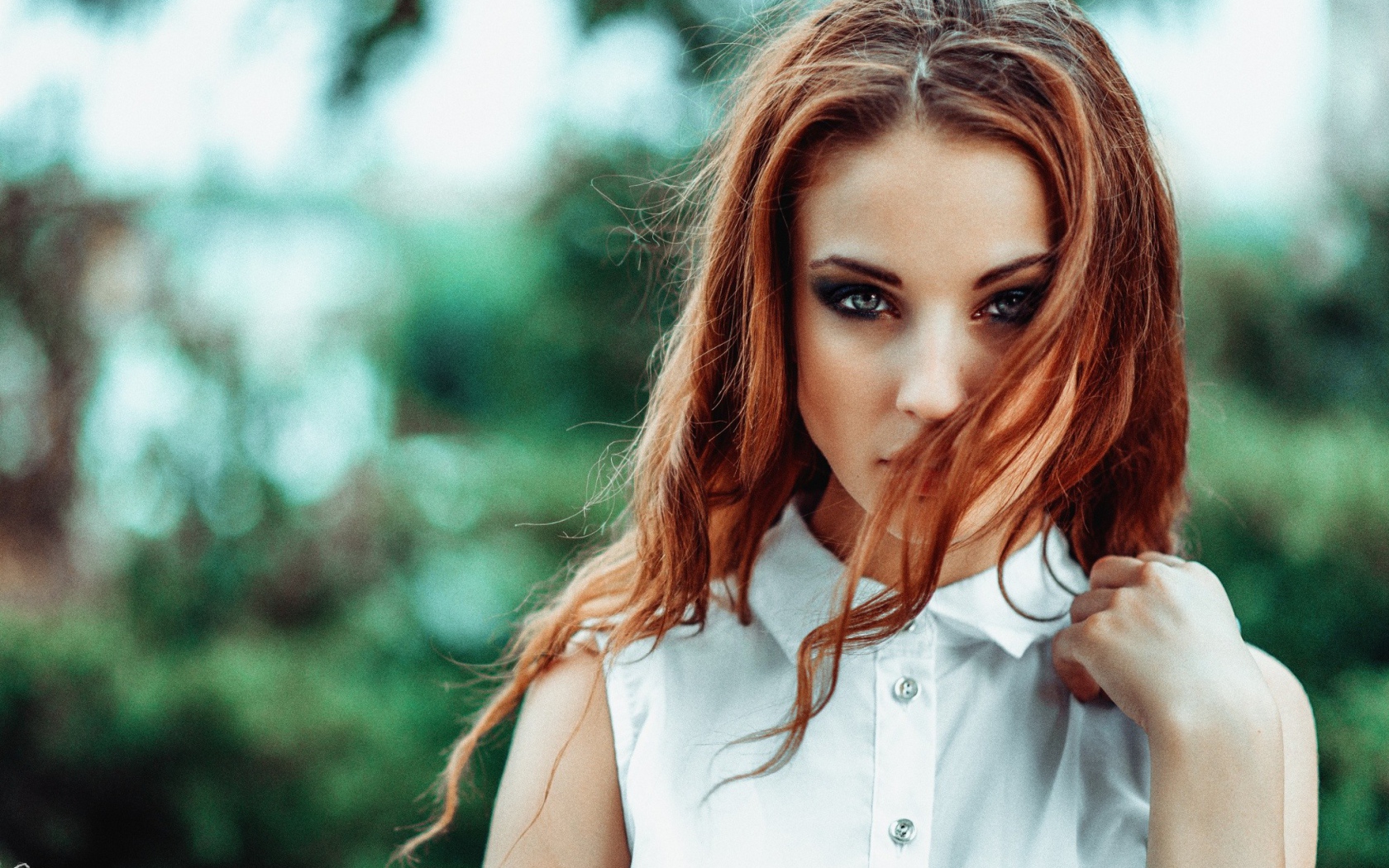 Рыжая модель Алла Бергер