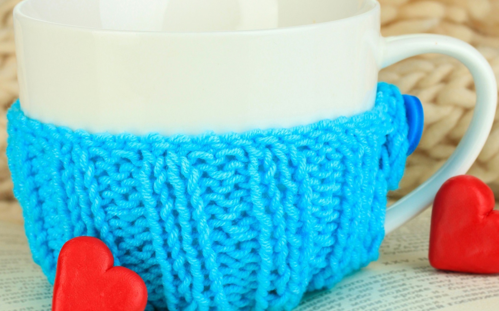 Чашка в теплом наряде