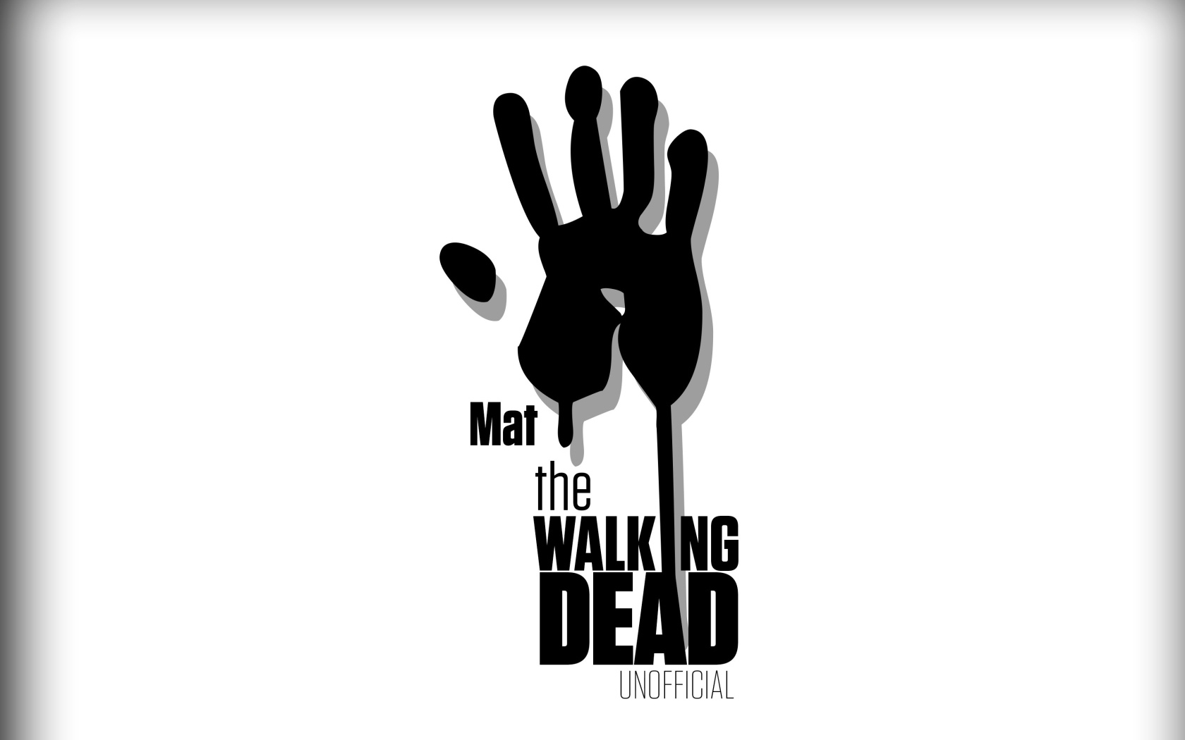 Черная ладонь, постер Ходячих мертвецов