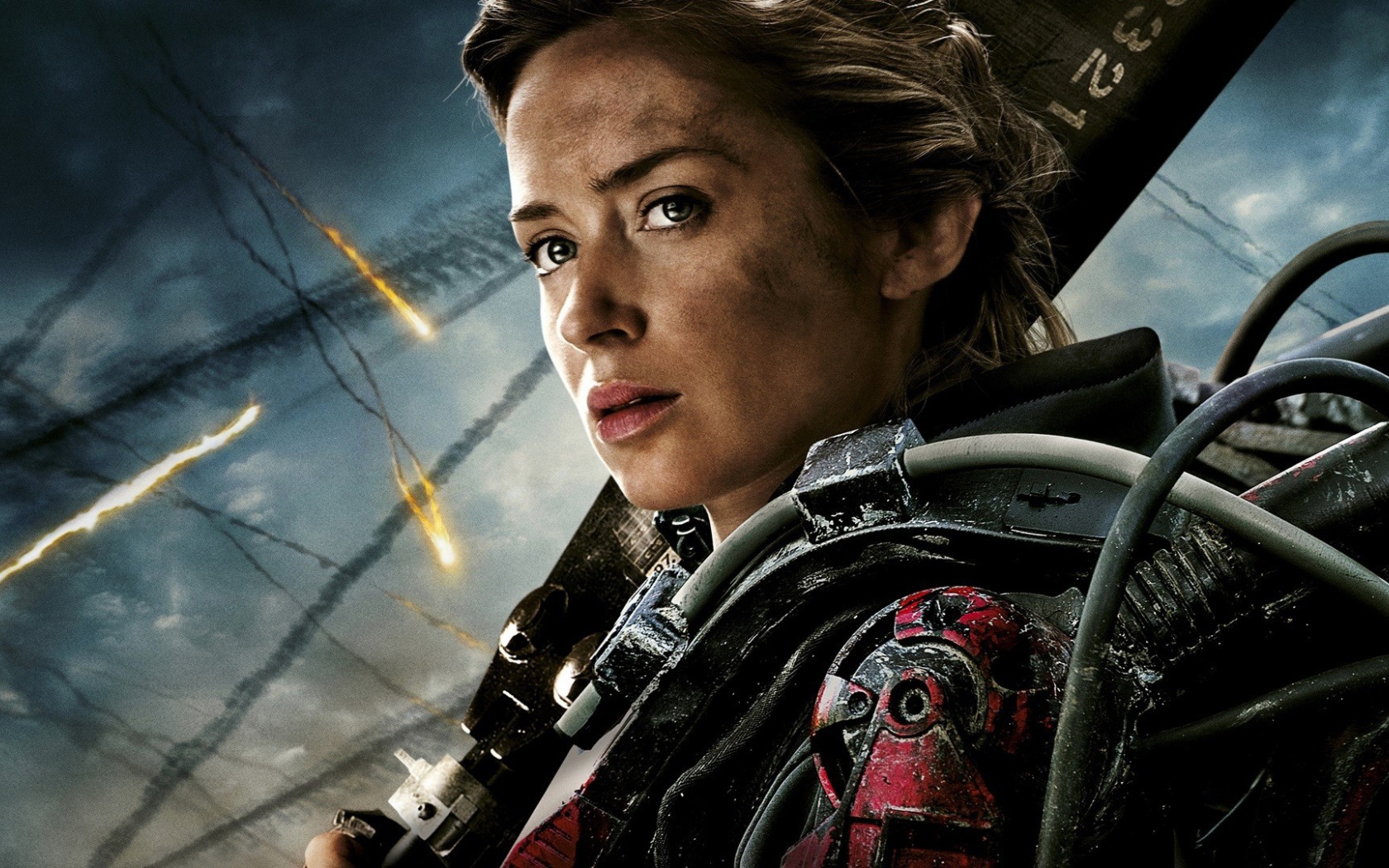 Девушка солдат из фильма Грань будущего