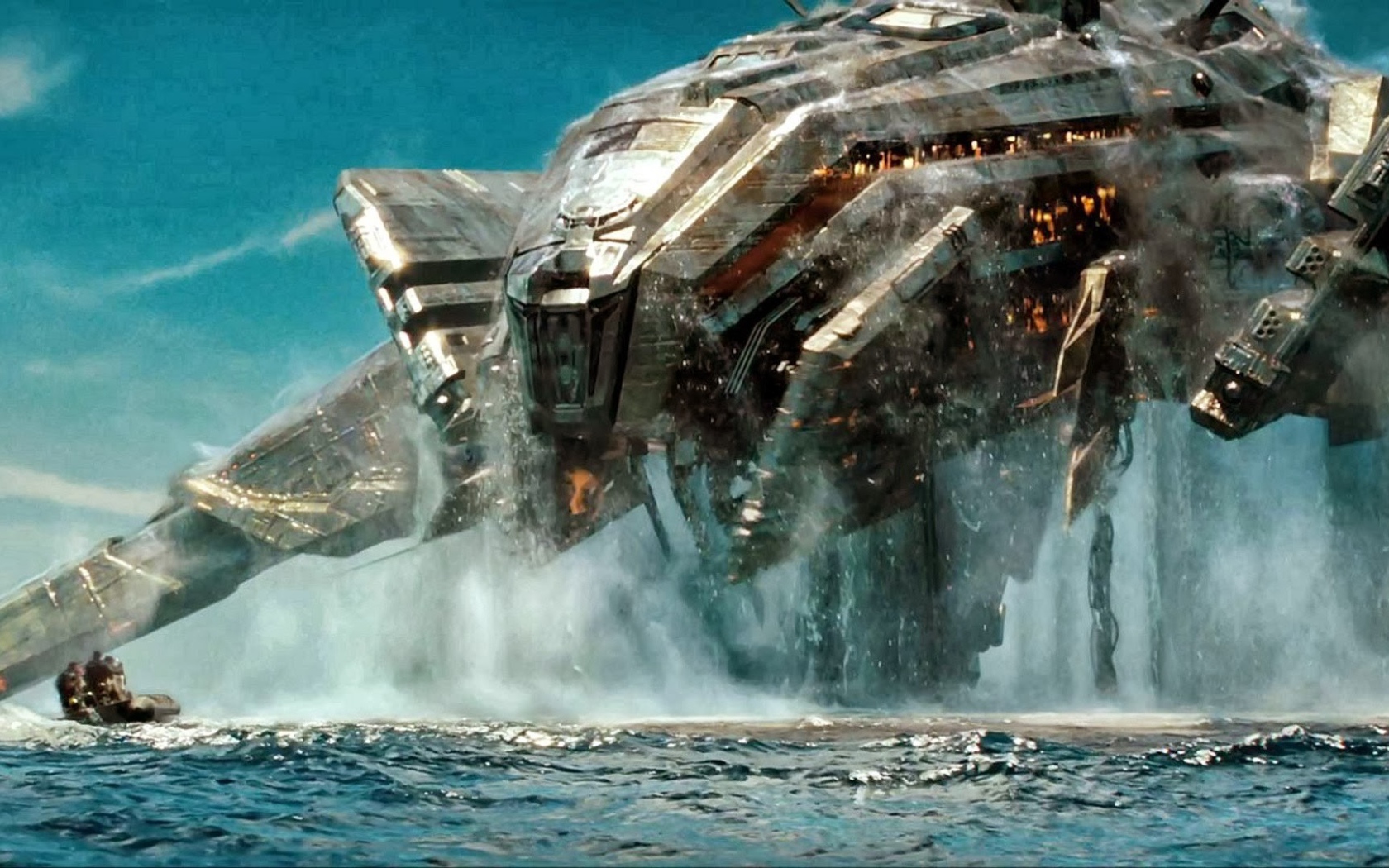 Робот в море из фильма Морской бой