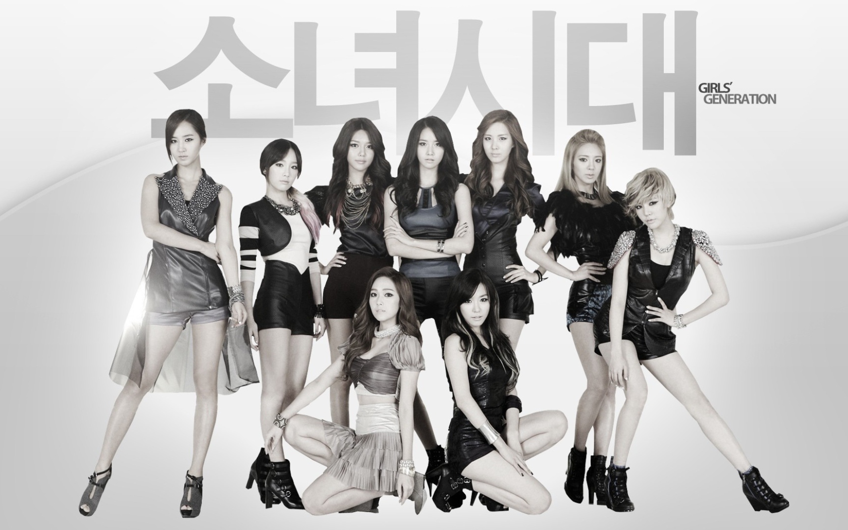 Постер корейской группы Girls’ Generation