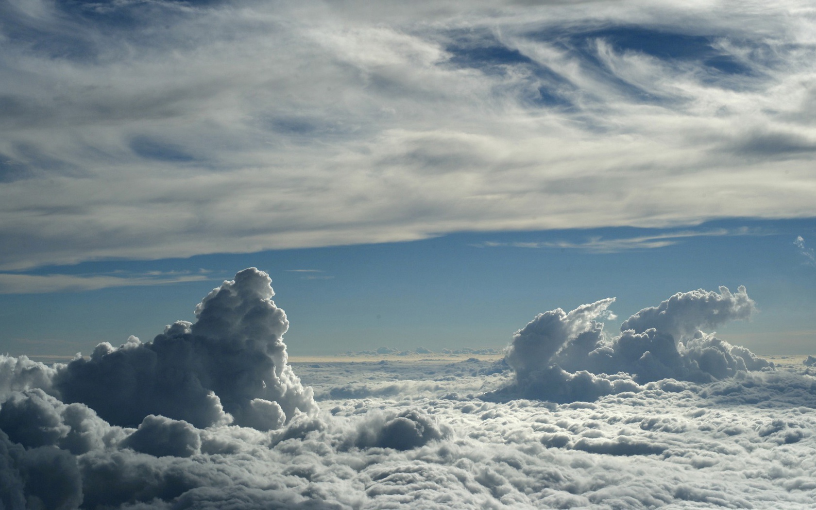 Фото облаков сверху