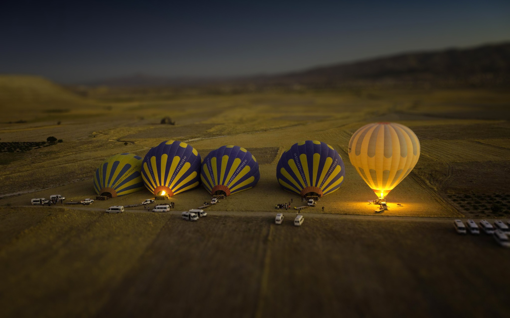 Стартовая площадка воздушных шаров