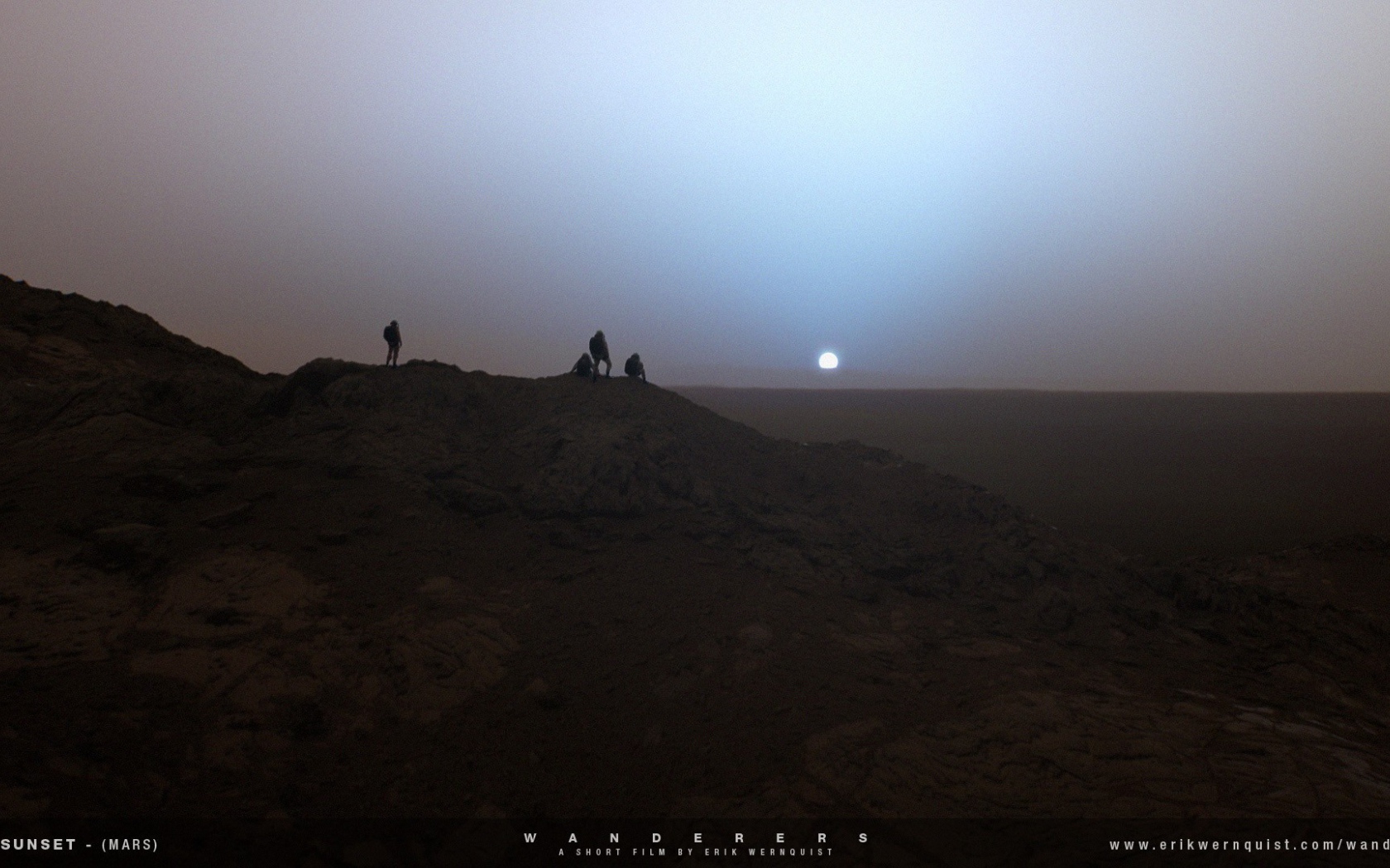 Голубой закат на Марсе, фильм Wanderers