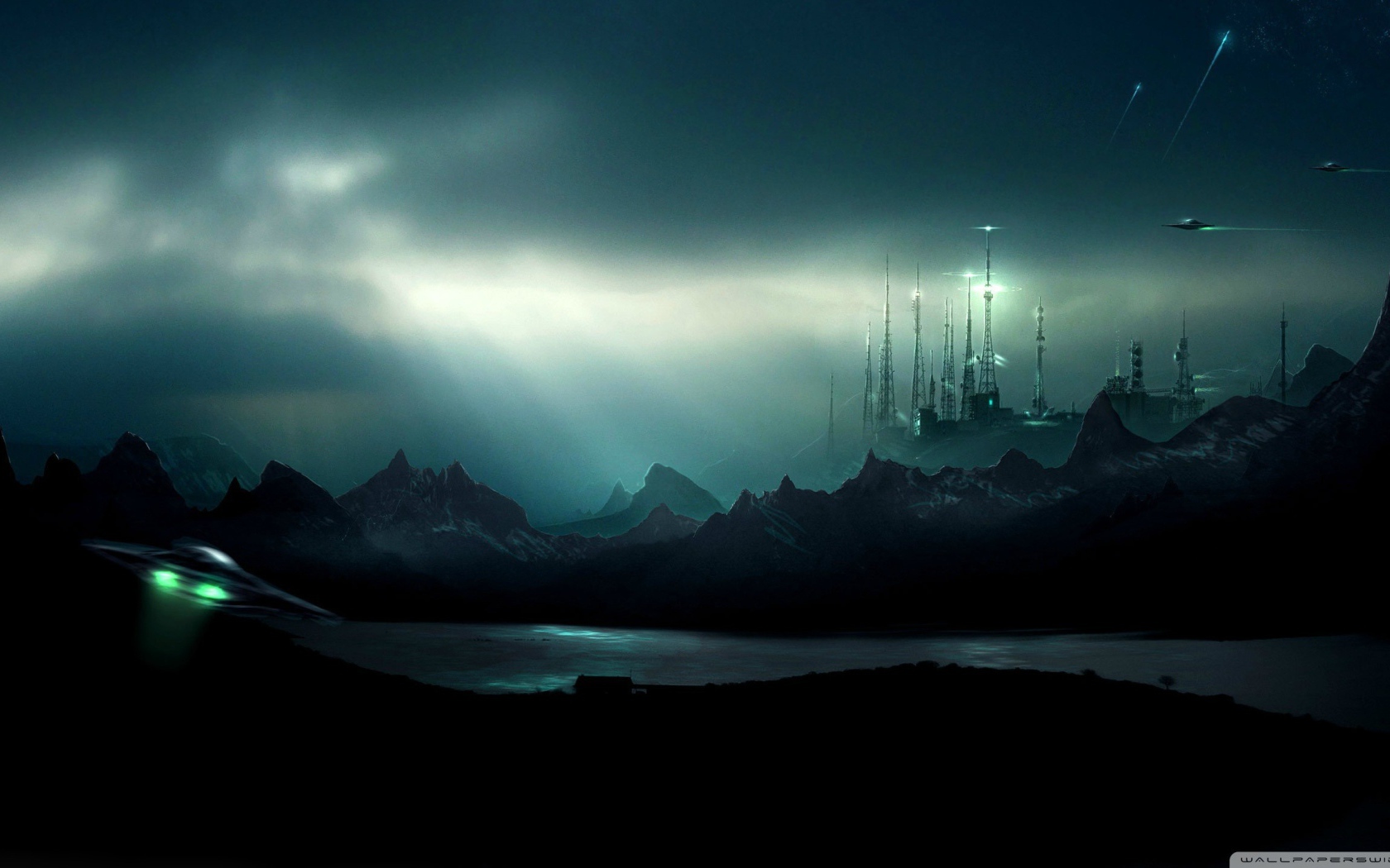 Мир инопланетной цивилизации