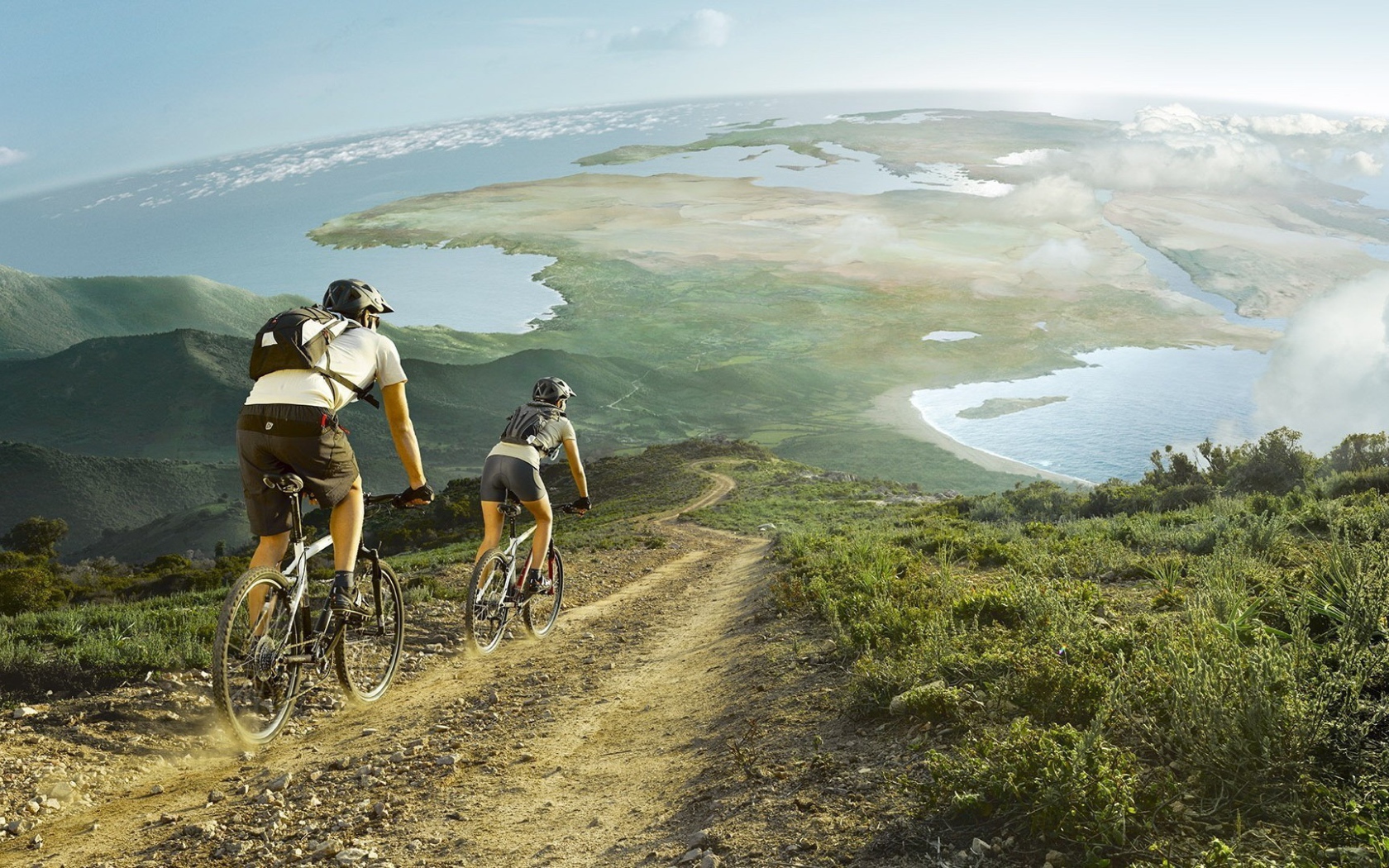 Велосипедная прогулка в Африке